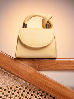 Twenty Dresses by Nykaa Fashion - Mustard Charming In A Mini Bag