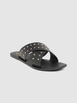 Twenty Dresses by Nykaa Fashion - Black Be On Point Black Flats