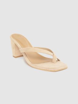Twenty Dresses by Nykaa Fashion - Beige Follow The Steps Heels