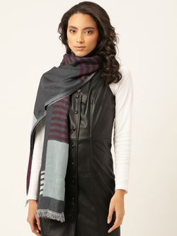 Twenty Dresses by Nykaa Fashion - Days In The Sun Grey Scarf