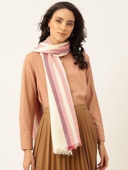 Twenty Dresses by Nykaa Fashion - Hues Of Love Off White Scarf