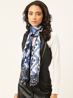 Twenty Dresses by Nykaa Fashion - Cool Aqua Waves Scarf
