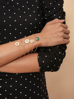 Twenty Dresses by Nykaa Fashion - Under The Moonlight Bracelets (Pack of 5)