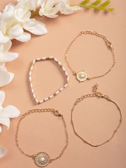 Twenty Dresses by Nykaa Fashion - The Only One Bracelets (Pack of 4)