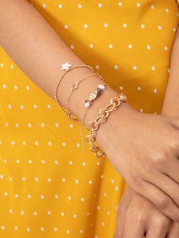 Twenty Dresses by Nykaa Fashion - Beneath The Stars Bracelets (Pack of 4)