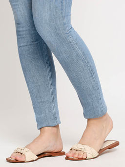 Twenty Dresses by Nykaa Fashion - Off White The Perfectly Chic Flats