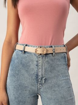 Twenty Dresses by Nykaa Fashion - Beige The Dual Sided Belt