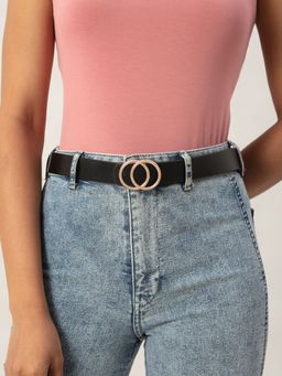 Twenty Dresses by Nykaa Fashion - Black Linked To You Belt