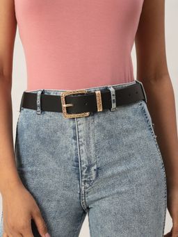 Twenty Dresses by Nykaa Fashion - Black Stunning All Around Belt