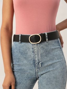 Twenty Dresses by Nykaa Fashion - Black Keeping It Simple Belt