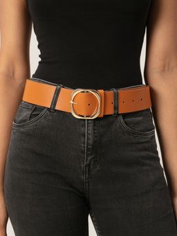 Twenty Dresses by Nykaa Fashion - Brown It Goes Around Belt