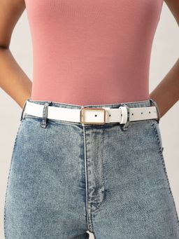 Twenty Dresses by Nykaa Fashion - White I'm So Obsessed Belt