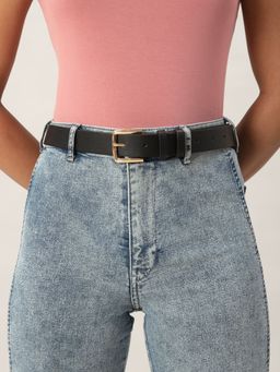 Twenty Dresses by Nykaa Fashion - Black The Perfectly Classic Belt