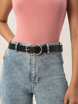 Twenty Dresses by Nykaa Fashion - Black Loop You In Belt