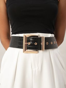 Twenty Dresses by Nykaa Fashion - Black Always On Point Belt