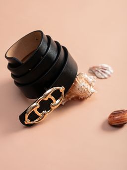 Twenty Dresses by Nykaa Fashion - Black More For Me Belt