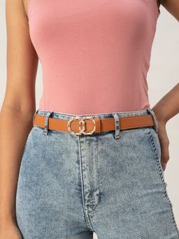 Twenty Dresses by Nykaa Fashion - Brown Got Me In Circles Belt