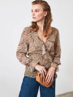 Trendyol - Multi-Color Printed Casual Top