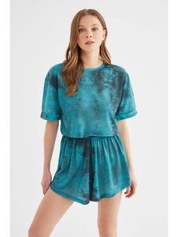 Trendyol - Women'S Mint Tie & Dye Pattern Sets