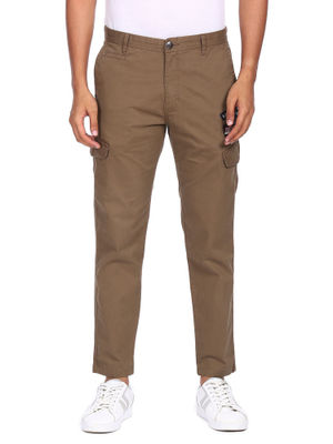 U.S. POLO ASSN. Brown Cotton Women's Trouser main image 1