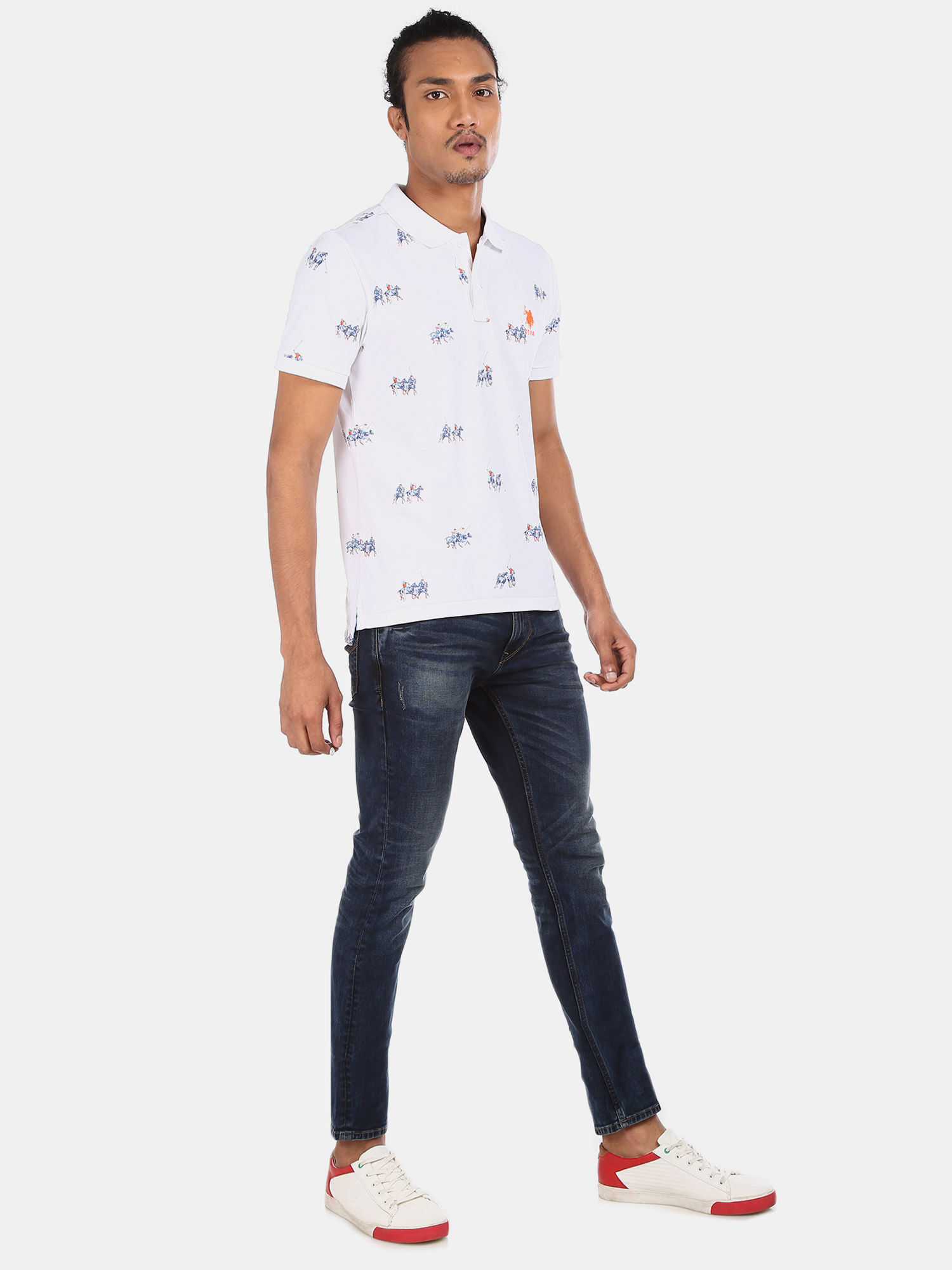 Buy U.S. Polo Assn. Dark Blue Solid 
