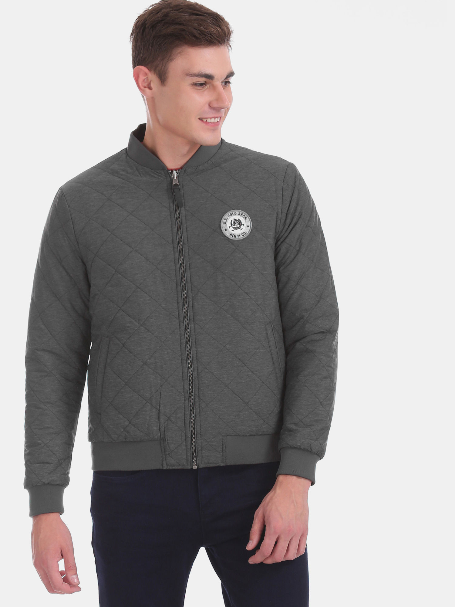 Solid Casual Reversible Jacket 