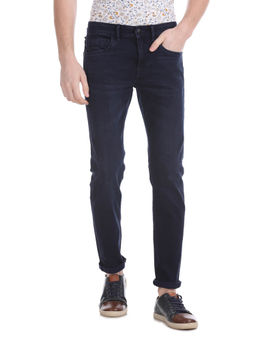 U.S. POLO ASSN. - Navy Blue Regallo Skinny Fit Whiskered Jeans