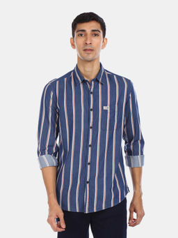 U.S. POLO ASSN. - Indigo Stripes Casual Shirt