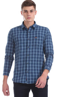 U.S. POLO ASSN. - Blue Checks Casual Shirt