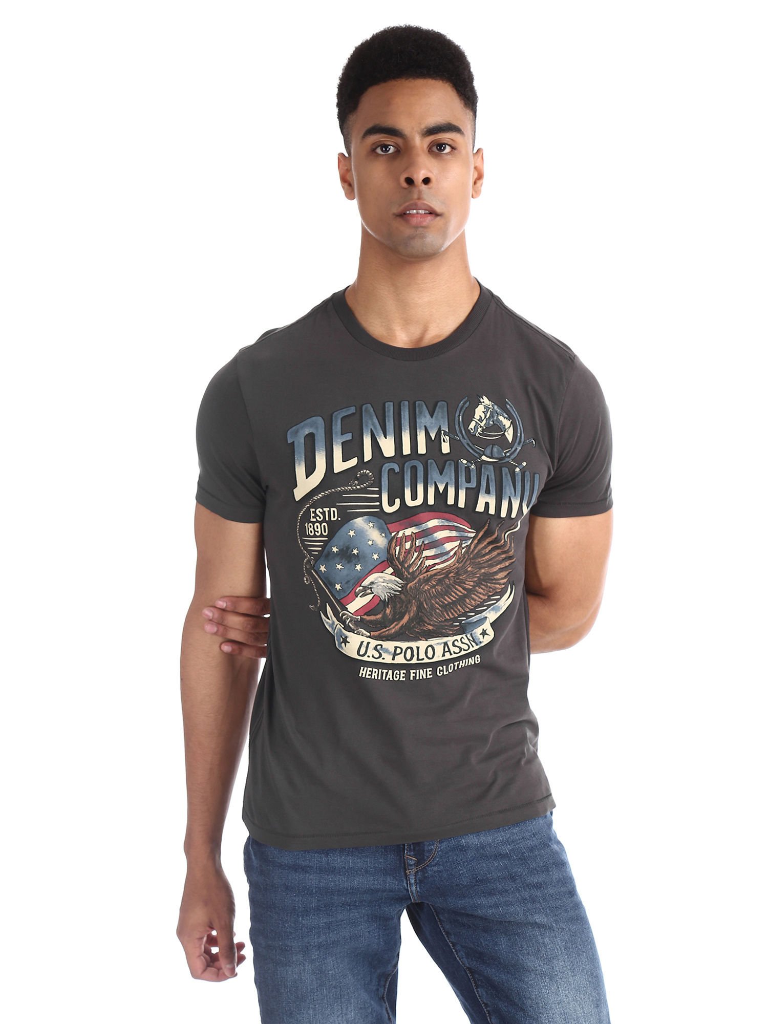 Buy U.S. Polo Assn. Denim Co. Grey 