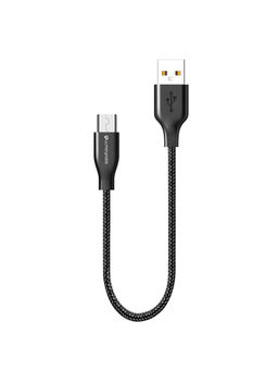 UltraProlink - UL1010 2.4A Micro USB Short Fast Sync & Charge Cable for Powerbanks & Smartphones 20cm