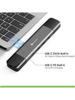 UltraProlink - Meghahub UL1024 8 in 1 Detachable Modular multiport hub