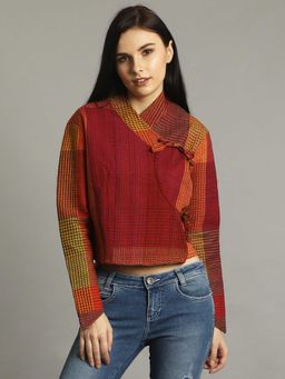 Uptownie - Multicolor Wrap Top