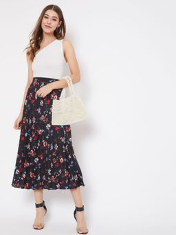 Uptownie - Multi-Color Printed Skirt