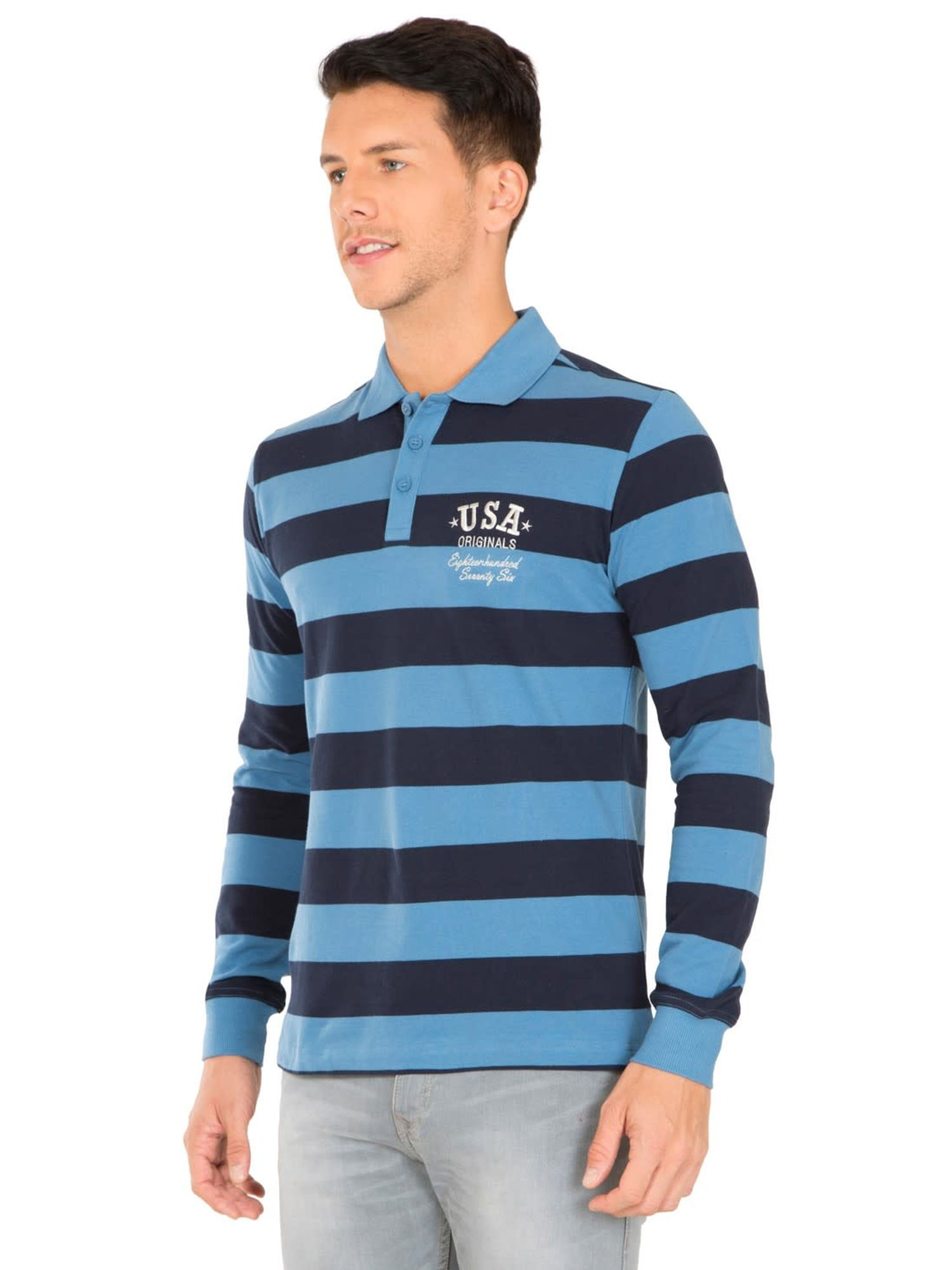 jockey polo neck t shirt