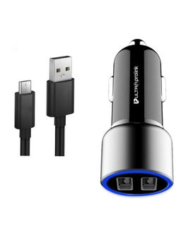 UltraProlink - UM1000 Torque 3.4A Dual USB Fast Car Charger With Micro USB Charging Cable 17W