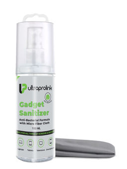 UltraProlink - UM1027 Universal Screen Cleaning & Gadget Sanitizer Cleaning+Microfibers Cloth 200+20ml