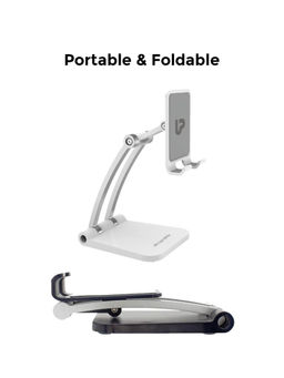 UltraProlink - UM1030 Table Top Stand for Tablets & Smartphones Multi-Angle,& Phone Holder