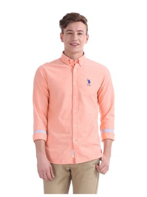 Us polo orange shirt
