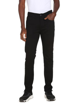 U.S. POLO ASSN. - Men Black Mid Rise Regallo Skinny Fit Jeans