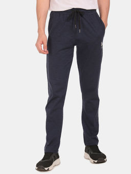 U.S. POLO ASSN. - Men Navy Drawstring Waist Patterned Lounge Pants