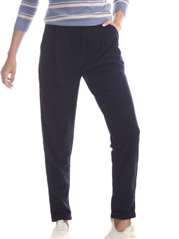 U.S. POLO ASSN. - Blue Regular Fit Pleated Front Treggings