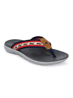Hitz - Men's Blue Open Toe Casual Slippers