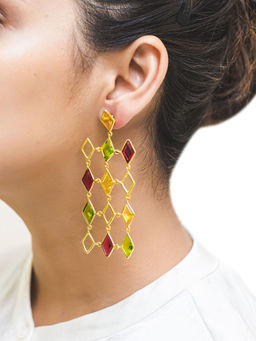 VARNIKA ARORA - Cairo Multi-Color Earrings