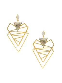 VARNIKA ARORA - Quseer Grey Earrings