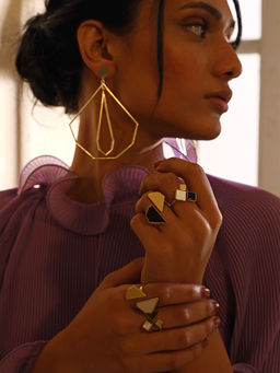 VARNIKA ARORA - Lurch Golden Earrings