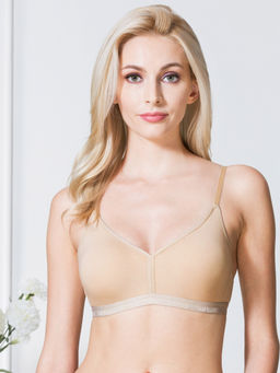 Van Heusen Woman Lingerie and Athleisure - Van Heusen Women 4-Way Stretch & Non Padded Teen Bra - Candied Ginger