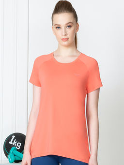 Van Heusen Woman Lingerie and Athleisure - Van Heusen Women Proactive Antibacterial & Round Neck T-Shirt - Shell Pink