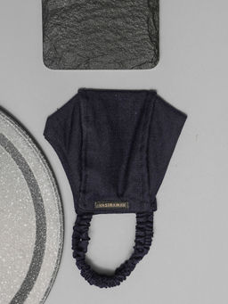 Vastramay - Solid Reusable Free Size Comfortable Navy Blue Mask (Pack of 1)