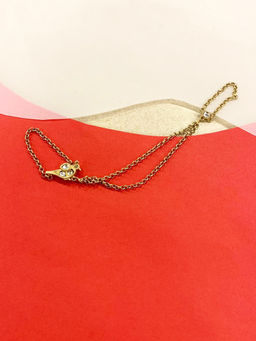 Vasundhara - Jewelry Bird Charm Double Finger Ring